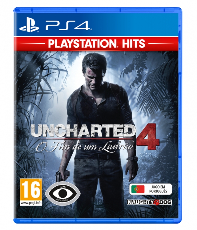 UNCHARTED 4 O FIM DE UM LADRÃO HITS (EM PORTUGUÊS) PS4