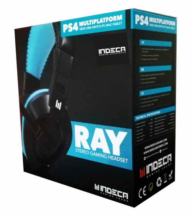 AUSCULTADORES GAMING INDECA RAY (Multiplataforma)