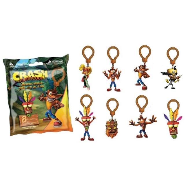 PORTA-CHAVES PARA MOCHILA CRASH BANDICOOT