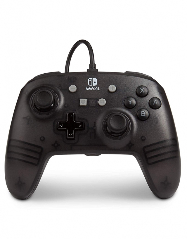 Comando Oficial PowerA Negro Frost Com Fios Switch