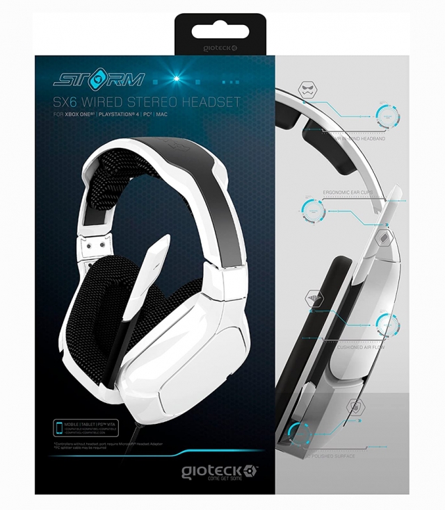 AUSCULTADORES GAMING GIOTECK STORM SX6 (Multiplataforma)