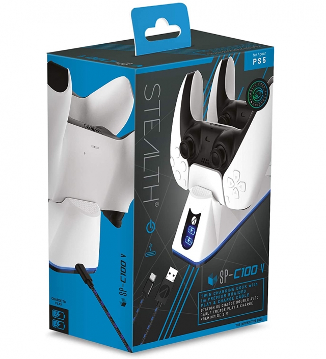 Base Carregador Comandos STEALTH Branco PS5