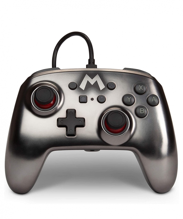 Comando Oficial PowerA Super Mario Com Fios Switch