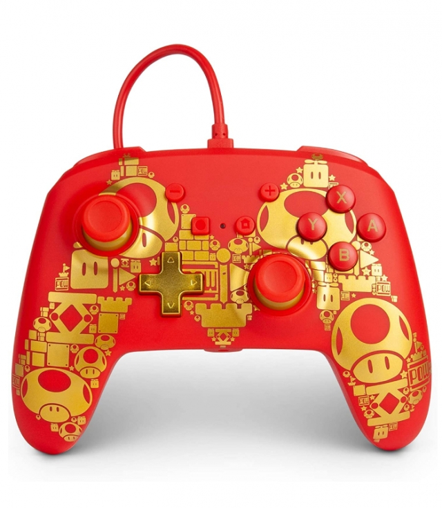COMANDO POWERA Com Fios Golden Mario Switch