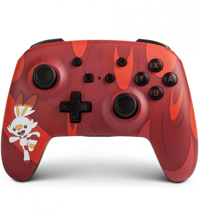 COMANDO Oficial PowerA Pokémon Scorbunny Sem Fios Switch