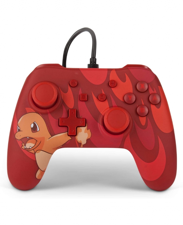 Comando Oficial PowerA Pokemon Salameche Blaize Com Fios Switch