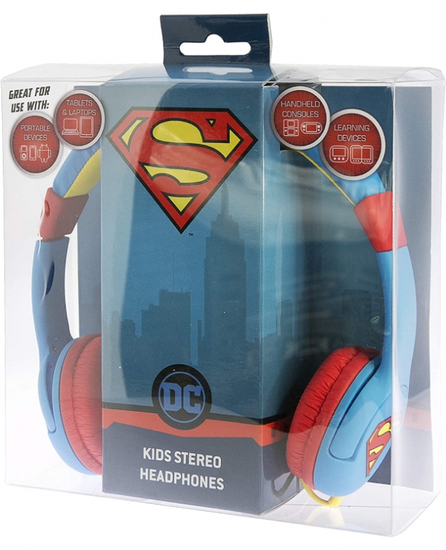 Auscultadores Gaming Com Fios Junior - SuperMan (Multiplataforma)