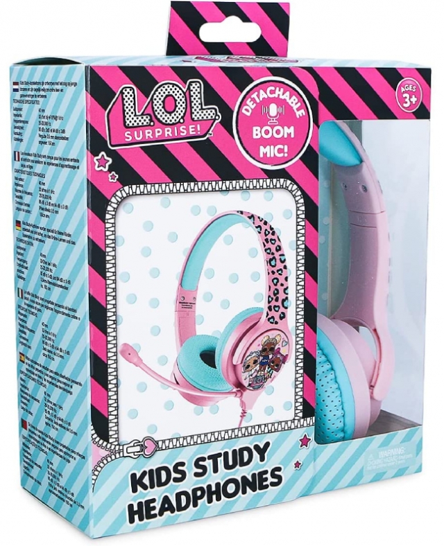Auscultadores Gaming Com Fios e Microfone Junior - L.O.L. (Multiplataforma)