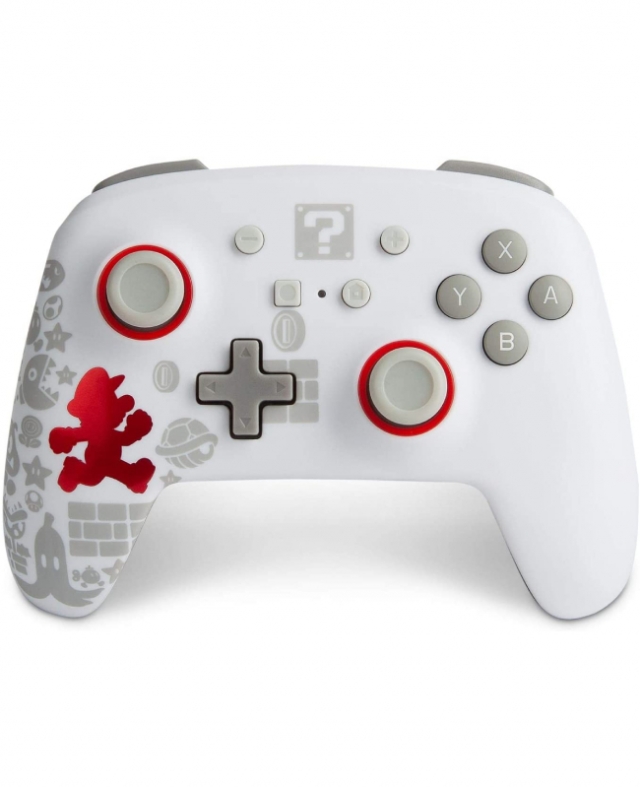 Comando Oficial PowerA Running Mario Sem Fios Switch