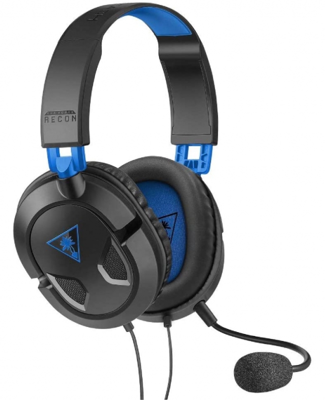 Auscultadores Gaming Com Fios Turtle Beach Recon 50P Preto/Azul (Multiplataforma)