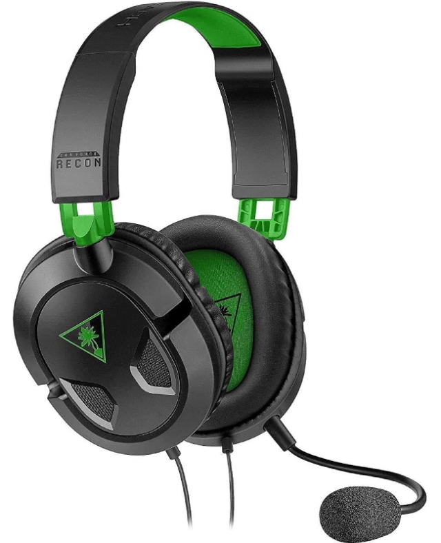 Auscultadores Gaming Com Fios Turtle Beach Recon 50X Preto/Verde (Multiplataforma)