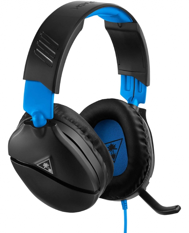 Auscultadores Gaming Com Fios Turtle Beach Recon 70P Preto/Azul (Multiplataforma)