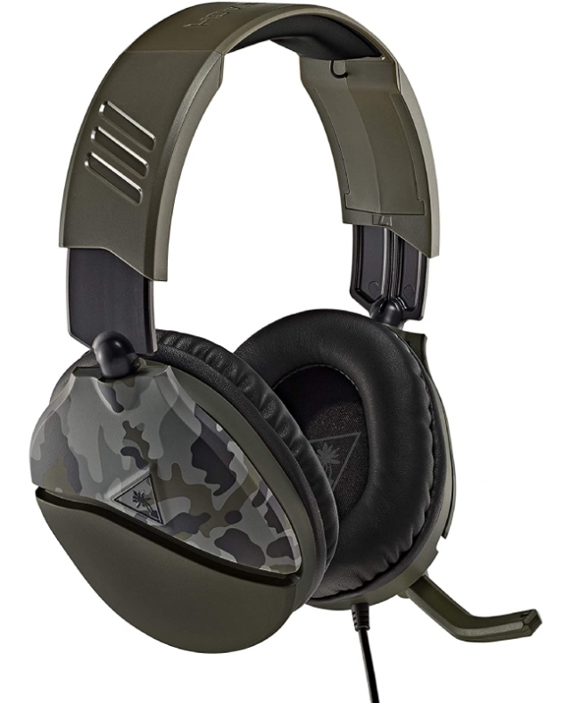 Auscultadores Gaming Com Fios Turtle Beach Recon 70 Verde Camuflado (Multiplataforma)