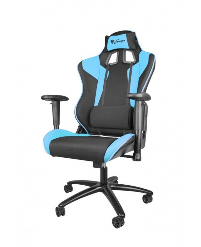 Cadeira Genesys SX77 Preto/Azul (Portes Grátis)