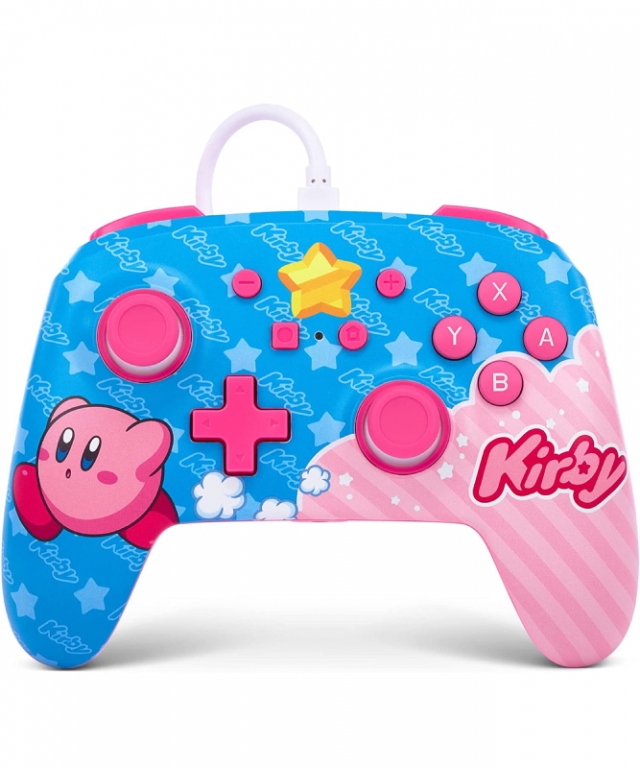Comando Oficial PowerA Kirby Com Fios Switch