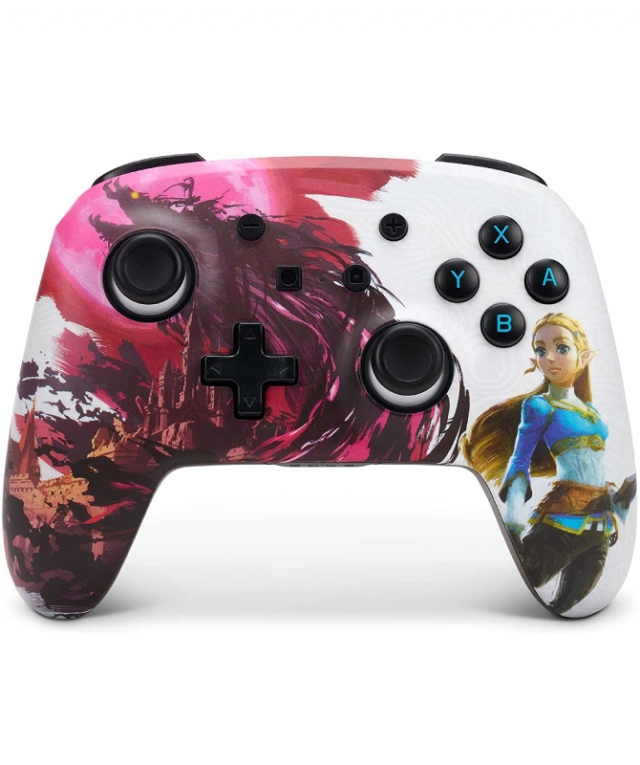 Comando Oficial PowerA Zelda Blood Moon Sem Fios Switch