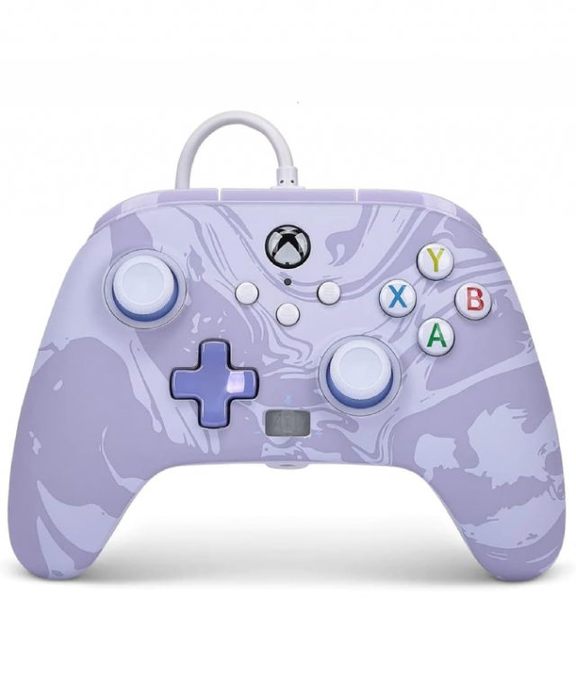 COMANDO POWERA COM FIOS Lavender Swirl XBOX ONE | SERIES X | PC