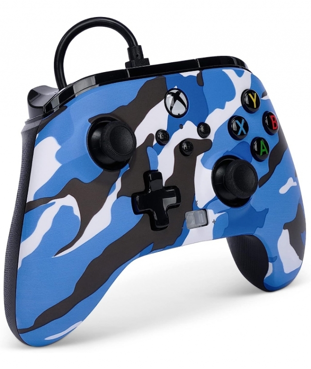 Comando PowerA Com Fios Blue Camo Xbox One | Series X