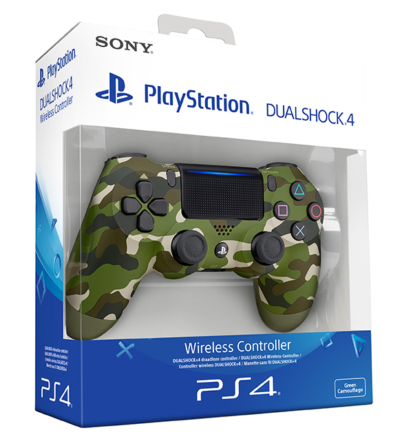 COMANDO SONY DUALSHOCK 4 V2 Green Camouflage PS4